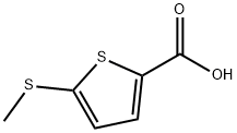 5-(甲基硫代）噻吩-2-羧酸,20873-58-9,结构式