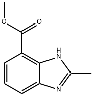 2-甲基-1H-苯并[D]咪唑-4-甲酸甲酯, 208772-14-9, 结构式