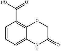 3-OXO-3,4-DIHYDRO-2H-BENZO[B][1,4]OXAZINE-8-CARBOXYLIC ACID Structure