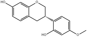 2',7-DIHYDROXY-4'-METHOXYISOFLAVAN Structure