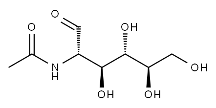 2-(アセチルアミノ)-2-デオキシ-D-アルトロース 化学構造式