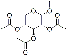 Methyl 2,3,4-tri-O-acetyl-alpha-D-xylopyranoside 结构式