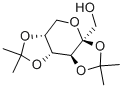 2-O,3-O:4-O,5-O-ジイソプロピリデン-β-D-フルクトピラノース 化学構造式