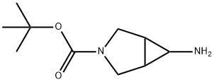 3-AZABICYCLO[3.1.0]HEXANE-3-CARBOXYLICACID,6-AMINO-,1,1-DIMETHYLETHYLESTER, 208837-83-6, 结构式