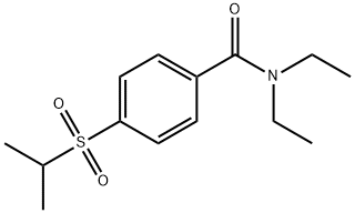 N,N-Diethyl-p-(isopropylsulfonyl)benzamide Struktur