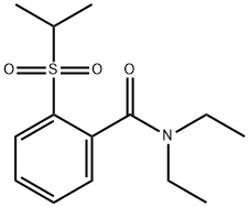 N,N-Diethyl-o-(isopropylsulfonyl)benzamide Struktur