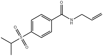 N-Allyl-p-(isopropylsulfonyl)benzamide 结构式