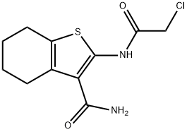 2-(2-CHLORO-ACETYLAMINO)-4,5,6,7-TETRAHYDRO-BENZO[B]THIOPHENE-3-CARBOXYLIC ACID AMIDE