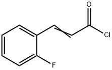 3-(2-FLUOROPHENYL)-2-PROPENOYLHLORIDE Struktur