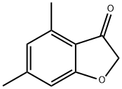 4,6-二甲基苯并呋喃-3(2H)-酮 结构式