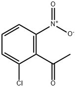 2'-氯-6'-硝基苯乙酮 结构式