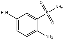 2,5-diaminobenzene sulfonamide Structure