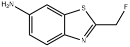 Benzothiazole, 6-amino-2-(fluoromethyl)- (8CI) 结构式