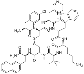拮抗剂多肽, 209006-18-8, 结构式