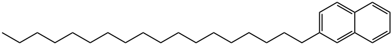 2-オクタデシルナフタレン 化学構造式