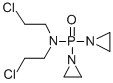 Bis(1-aziridinyl)[bis(2-chloroethyl)amino]phosphine oxide Struktur