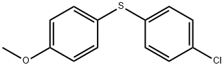1-chloro-4-(4-methoxyphenyl)sulfanyl-benzene Struktur