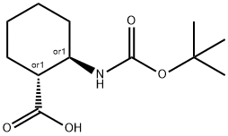 BOC-1,2-TRANS-ACHC-OH Structure