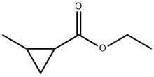 2-メチルシクロプロパンカルボン酸エチル 化学構造式