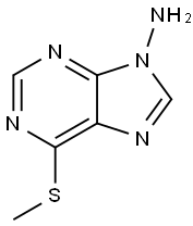 6-(Methylsulfanyl)-9H-purin-9-amine 结构式