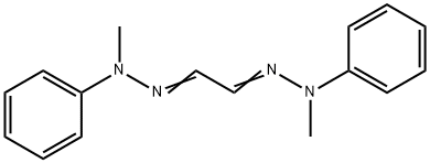GLYOXALBIS(N-METHYL-N-PHENYLHYDRAZONE) Structure
