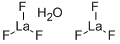 ふっ化ランタン(Ⅲ)0.5水和物 化学構造式
