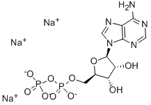 腺苷5'-二磷酸三钠,2092-65-1,结构式