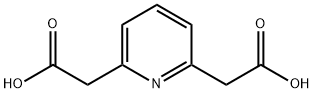 2,6-Pyridinediacetic acid 化学構造式
