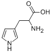 1H-Pyrrole-3-propanoicacid,alpha-amino-(9CI) Structure