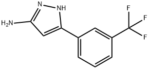 5-(3-TRIFLUOROMETHYL-PHENYL)-2H-PYRAZOL-3-YLAMINE Structure