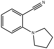 2-PYRROLIDIN-1-YLBENZONITRILE 化学構造式