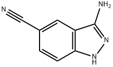 3-氨基-1H-吲唑-5-甲腈, 20925-62-6, 结构式