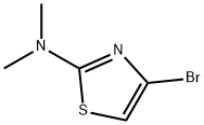 4-溴-N,N-二甲基噻唑-2-胺 结构式