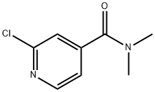 2-Chloro-N,N-dimethyl-4-pyridinecarboxamide Structure