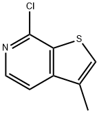 7-CHLORO-3-METHYLTHIENO[2,3-C]PYRIDINE Structure