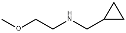 (シクロプロピルメチル)(2-メトキシエチル)アミン 化学構造式