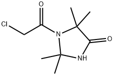 4-Imidazolidinone, 1-(chloroacetyl)-2,2,5,5-tetramethyl- (9CI) Structure