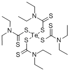 Tetrakis(diethyldithiocarbamato)-teIlurium(IV) Struktur