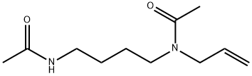 N,N'-Diacetyl-N-allyl-1,4-butanediamine Struktur