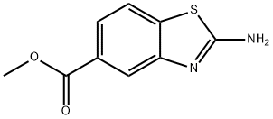 2-氨基 苯并噻唑-5-羧酸甲酯 结构式