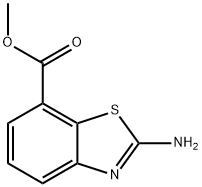 METHYL 2-AMINOBENZO[D]THIAZOLE-7-CARBOXYLATE, 209459-11-0, 结构式