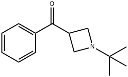 1-tert-ブチル-3-アゼチジニルフェニルケトン 化学構造式