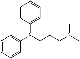N,N-Dimethyl-N',N'-diphenyl-1,3-propanediamine Struktur