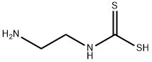 (2-アミノエチル)ジチオカルバミド酸 化学構造式