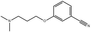 3-[3-(dimethylamino)propoxy]benzonitrile, 209538-81-8, 结构式