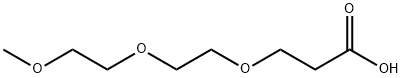 m-PEG3-acid 化学構造式