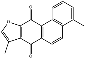 4,8-ジメチルフェナントロ[3,2-b]フラン-7,11-ジオン 化学構造式
