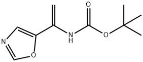 Carbamic acid, [1-(5-oxazolyl)ethenyl]-, 1,1-dimethylethyl ester (9CI) Structure