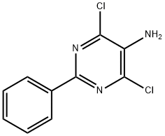 4,6-DICHLORO-2-PHENYLPYRIMIDIN-5-AMINE Struktur