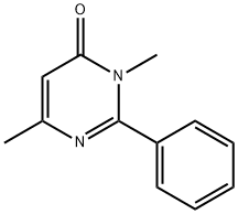 3,6-Dimethyl-2-phenylpyrimidin-4(3H)-one Structure
